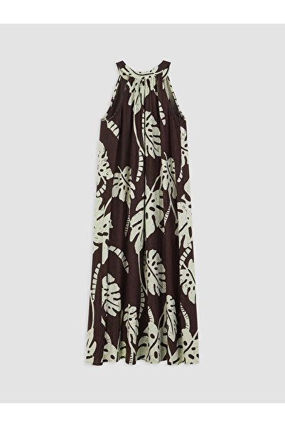 LC Waikiki Timeless Clothing & Timeless Choices Halter Roba Collar Embroidere...