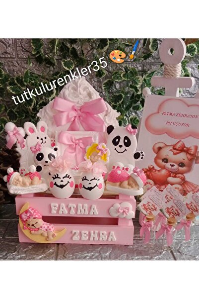 tutkulu renkler35 40 uçurma sepeti Kırk uçurma sepeti Bebek hediyelik