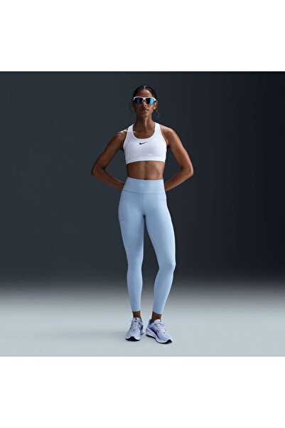 Nike Swift Yüksek Belli Bilek Üstü Cepli Kadın Koşu Taytı REDSPORT