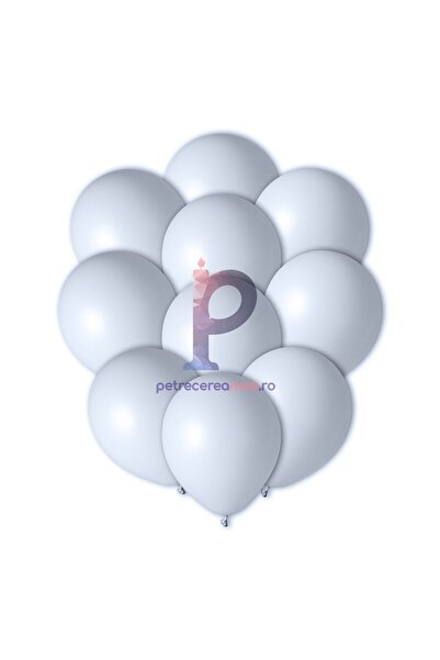 MP Mirific Party Set de baloane din latex, albastru pal (Ceruleo), 12,5 cm