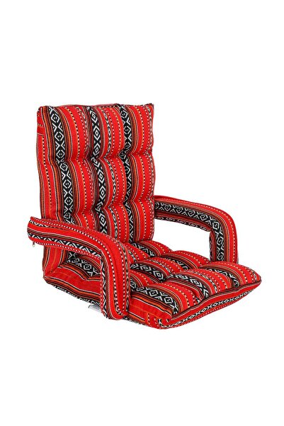 Assoda Sado Floor Chair with Armrests, Adjustable Backrest Angle, Medium Size