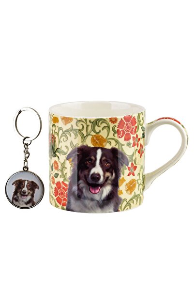 MONDEX Cană de porțelan NOYA Border Collie 380 ml 9 x 13 x 9 cm Multicoloră 1...