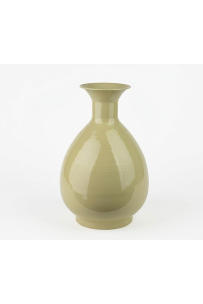 MONDEX Vază Metal ROGER 14x23.5x39 cm Verde Salvie 1 buc.