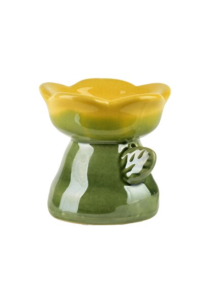 MONDEX Arzător de ulei ceramic Inspirații de primăvară 7,5 x 7,5 x 7,5 cm Gal...