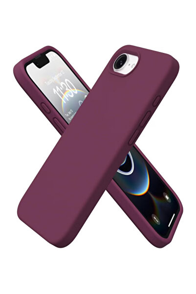 Chinastore Silicone Case iPhone 16e, 6.1" Hypoallergenic Comfortable Grip Enh...