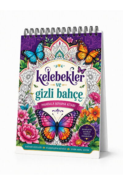 Pembe Yayınevi Mandala Boyama Kitabı - Yetişkinler İçin Rahatlatıcı Boyama Sa...