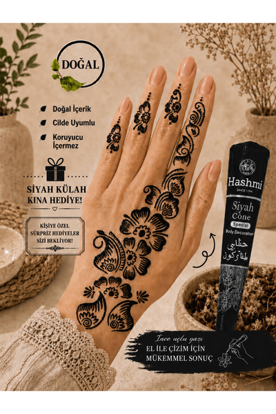 hennadibace Kına Kalıbı El Deseni (GEÇİCİ DÖVME ŞABLONU) Hint Kınası Henna Ta...
