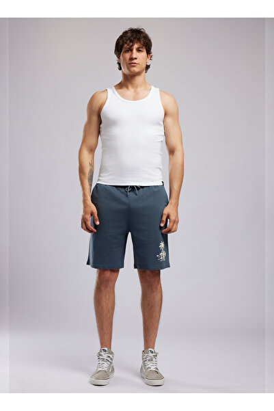 Lee Cooper Beyaz Erkek Fitilli Desen Atlet 262 LCM 243005 RAY BEYAZ