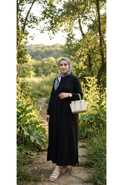 BelezaStore müslin ferace kap yazlık