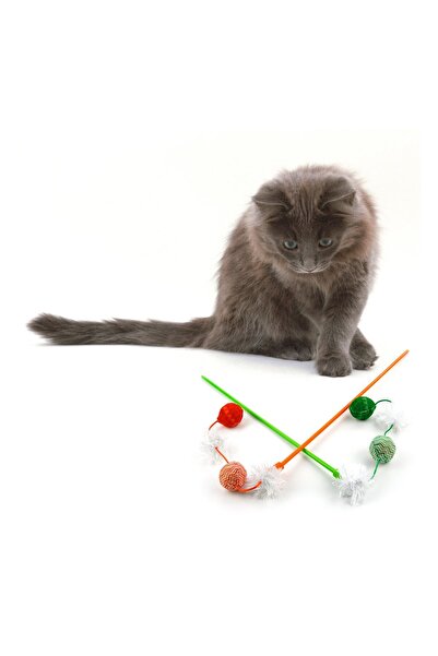 Afp All for Paws Jucărie tip baghetă pufoasă pentru pisici cu catnip
