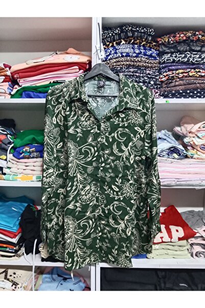 Butik Battal beden viskon gömlek