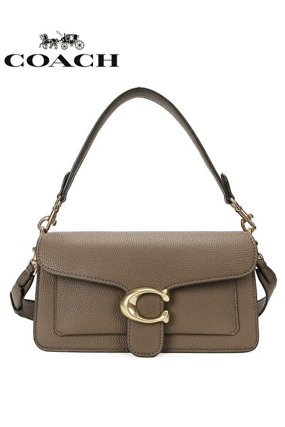 coach house حقيبة كتف فاخرة وأنيقة مصممة للنساء مع جميع الملحقات.