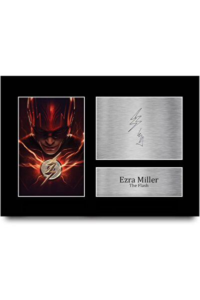 HWC Trading A4 Ezra Miller The Flash Gifts Printed Signed Autograph Picture f...