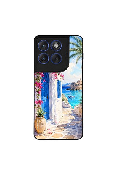 Sonique Θήκη Greek Island Muse Series για Motorola Edge 70 5G Σοκάκι Ρόδου
