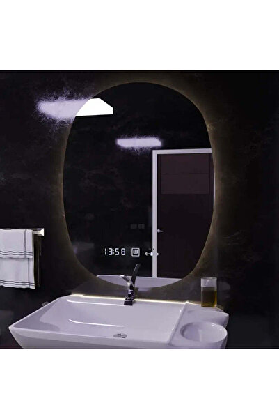 La Cucu Oglinda LED Ovala, 60x80cm, Ranya Senzor MotionGlow Marcello, Sistem ...