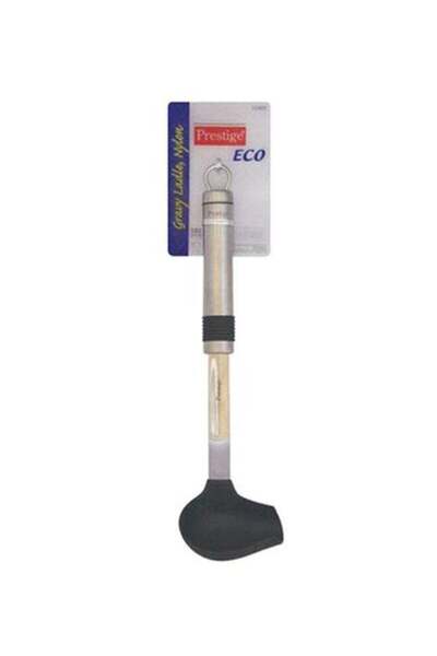 Prestige Gravy Ladle Nylon Head Silver/Black/Beige 17.02x4.06x0.51cm