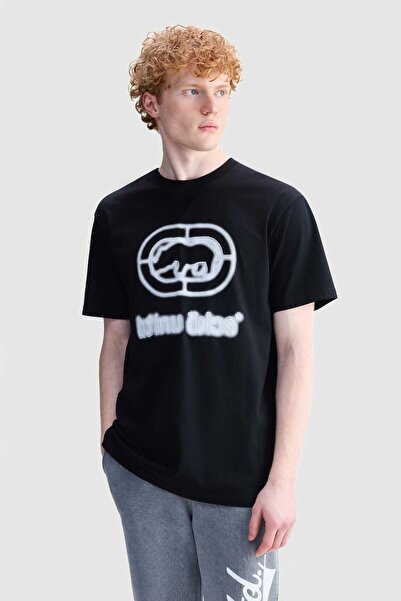 ecko unltd. Stance Loose Fit Crew Neck Printed Embroidered 100% Cotton Men's ...