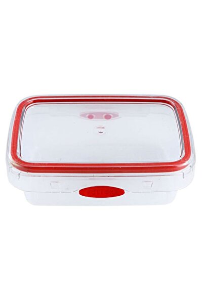 DELCASA Smart Unlock Storage Container Clear/Red 700ml