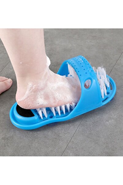 EASY FEET Plastic Dead Skin Removal Massage Slippers Foot Scrubber Shoe Scrub...