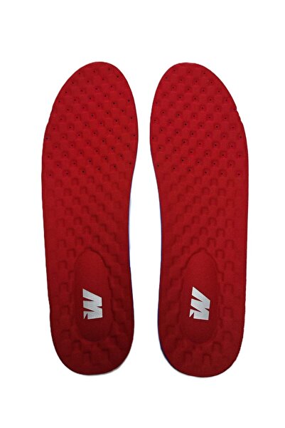 Cem Pekşen Wildbull Memory Foam Şok Emici, Ark ve Topuk Destekli Unisex Kırmı...