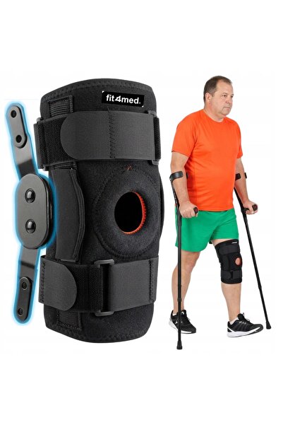Mardil Orteză de genunchi articulată, stabilizator de rotulă XL, suport artic...