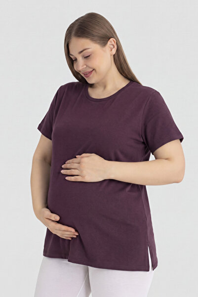 Arma Yıldız Tricou de maternitate cu mânecă scurtă din bumbac Lycra, îmbrăcăm...