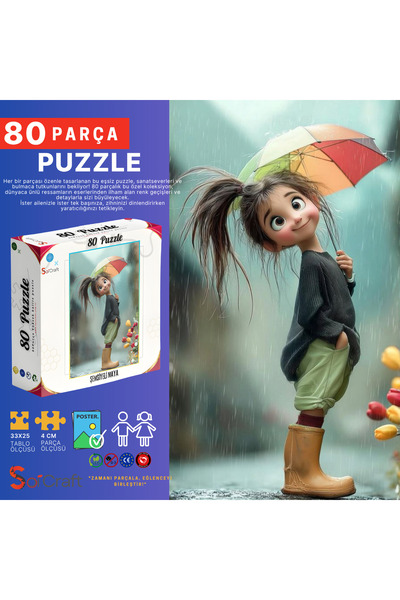 Soi Craft 80 Parça Şemsiyeli Maya #1120