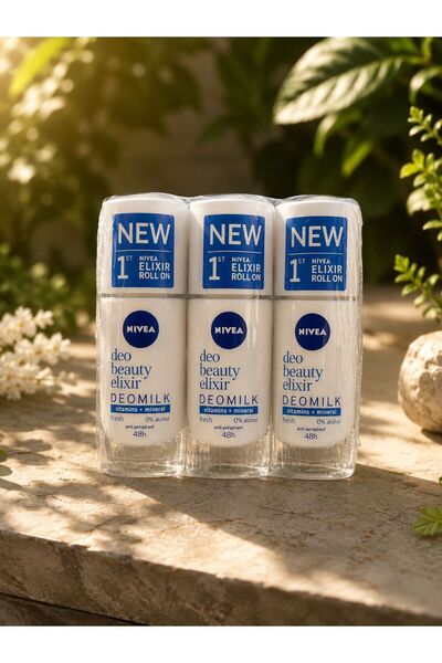 NIVEA Deo Beauty Elixir Deomilk – Set 3 bucăți