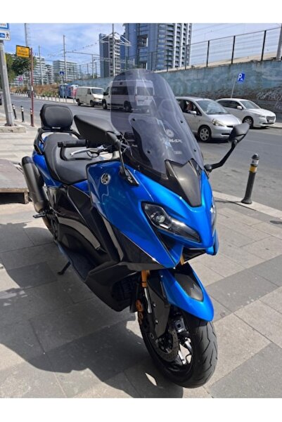ZEUS MOTOR 2020-2025 Yamaha Tmax 560 Uyumlu Ön Cam Koyu Füme