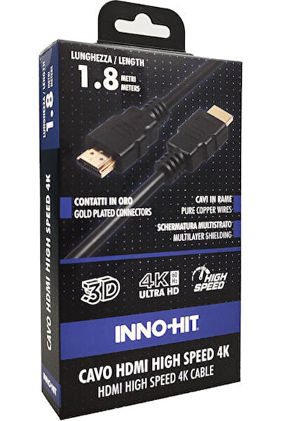 Other Innohit Καλώδιο HDMI αρσενικό - HDMI αρσενικό 1.8μ Μαύρο