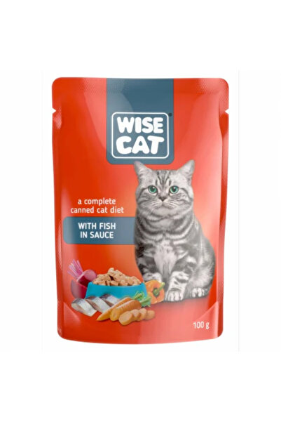 Wise Mâncare umedă pentru pisici, pește în sos, plic 100 g