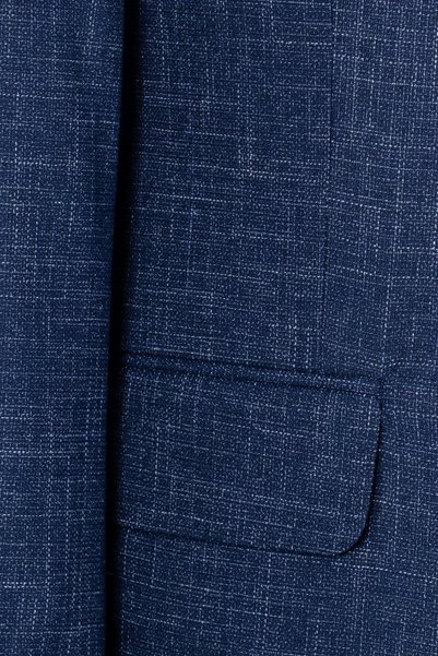 Sergio Ferraro Navy Blue Blazer Jacket-Vest-Pants Suit- Suit
