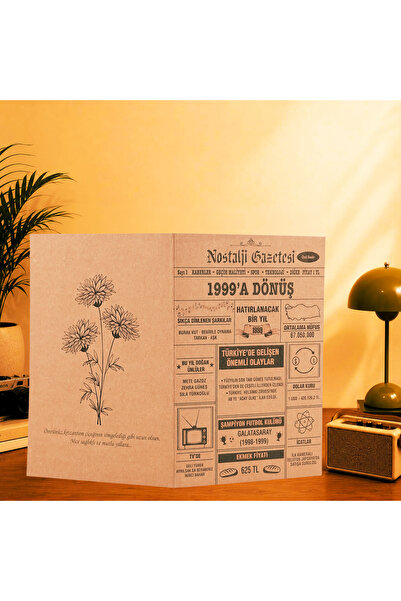 1999 Kraft Kutlama Kartı - Doğum Günü Kartı - Yıl Dönümü Kartı - Nostalji Gazetesi