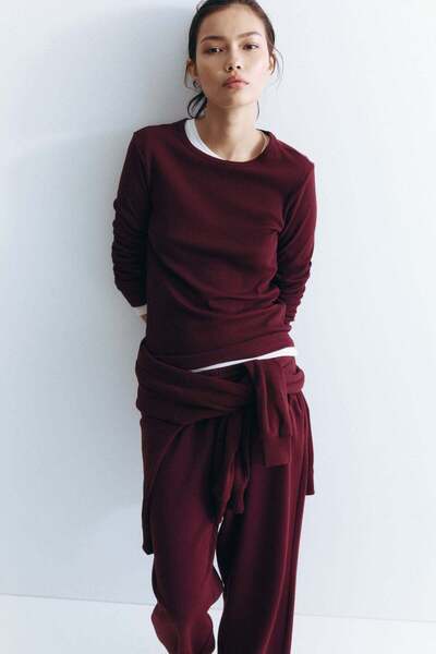 H&M Ribbed cotton top