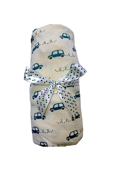 Bonfino Baby Crib Sheet, Cars Theme, Combed 100% Cotton Single Jersey, 145 GS...