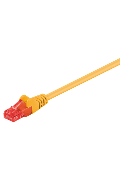 goobay καλώδιο δικτύου 68418, CAT 6 U/UTP, CCA, 5m, κίτρινο