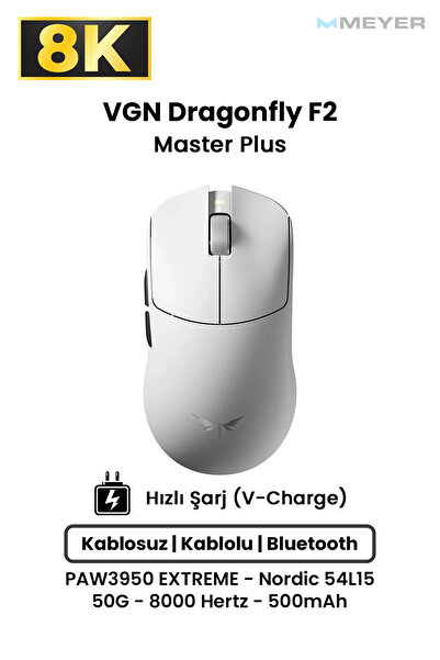Meyer Gaming VGN Dragonfly F2 Master Plus 8K Kablosuz Gaming Mouse