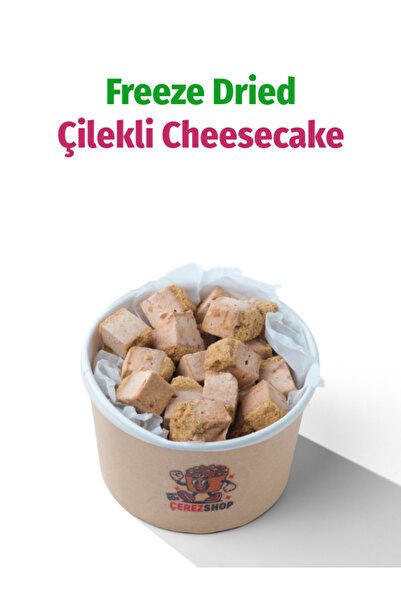 ÇITLAT ÇEREZ SHOP Freeze Dried Çilekli Cheesecake – Kurutulmuş Çıtır Cheeseca...