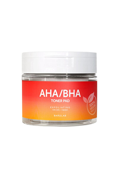 Barulab Dischete tonice exfoliante cu AHA/BHA, THE CLEAN VEGAN AHA/BHA, 160 g