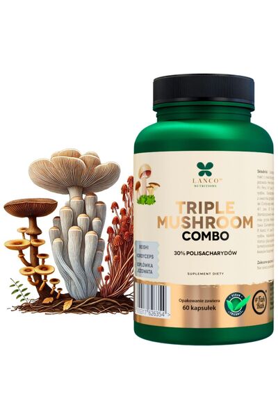 lanco Combo Triplu de Ciuperci 60 Capsule