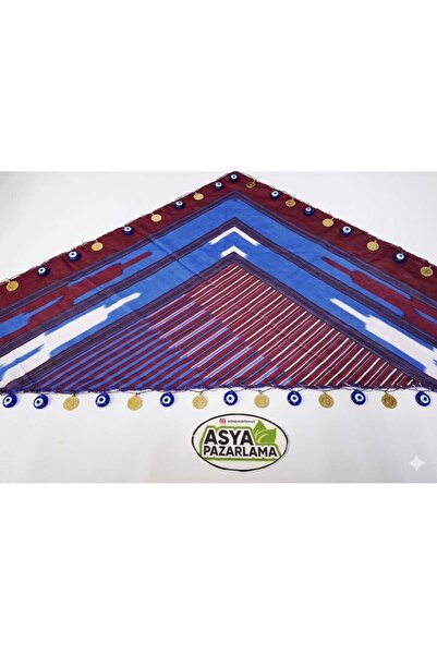 ASYA PAZARLAMA Karadeniz Liralı, Nazar ve Ahşap Boncuklu Yazma, üçgen Yazma, ...