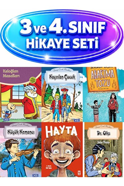 Timaş Genç 3 VE 4. SINIF 6 KİTAP OKUMA SETİ Abartma Tozu Şermin Yaşar Hayta A...