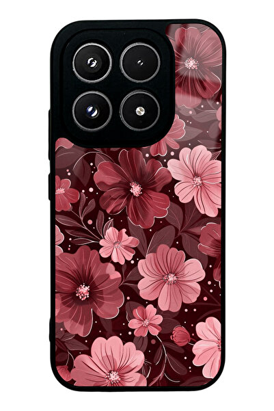 Spoyi Xiaomi 17 Velvet Burgundy Tasarımlı Glossy Telefon Kılıfı