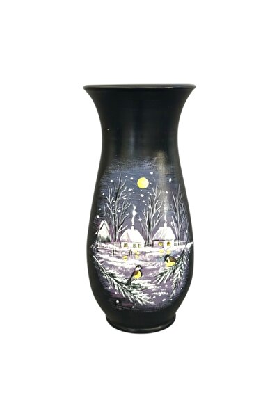 Ceramica Martinescu Vaza decorativa unicat – ceramica pictata manual, obiect ...