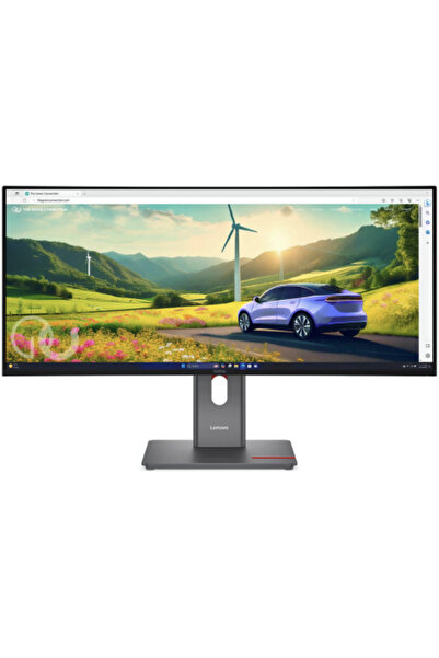LENOVO Curbat ThinkVision P34WD-40, 34 inch, 3440x1440, 4 ms, Negru