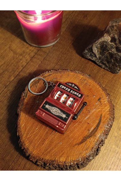 Paganca Slot Machine Keychain with Flip Feature