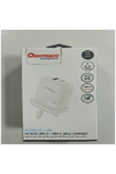 Oshtraco USB-A + PD (30W) output dual port charging adaptor
