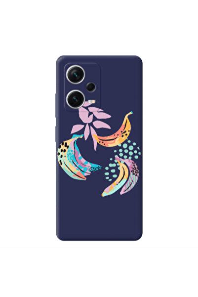 Other Xiaomi Poco X5 Banana Dark blue Colored Silicone TPU Θήκη