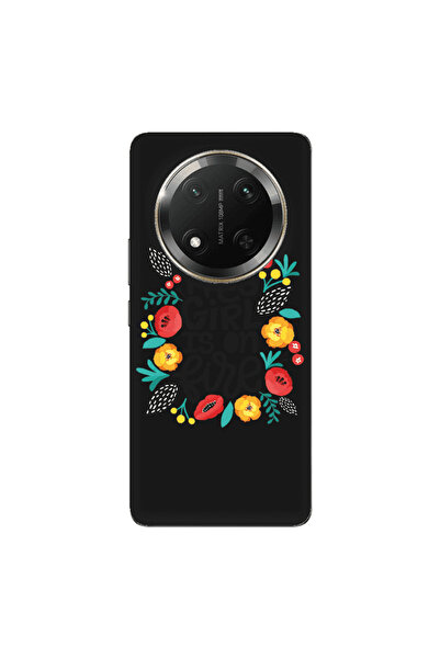 Other Honor Magic 7 Lite This Girl Black Colored Silicone TPU Θήκη
