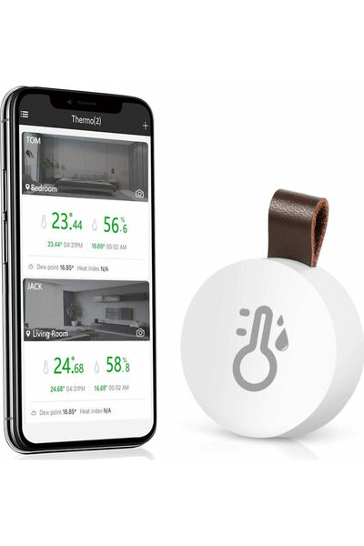 Brifit Ασύρματο Ψηφιακό Θερμόμετρο & Υγρόμετρο Bluetooth για Εσωτερική & Εξωτ...